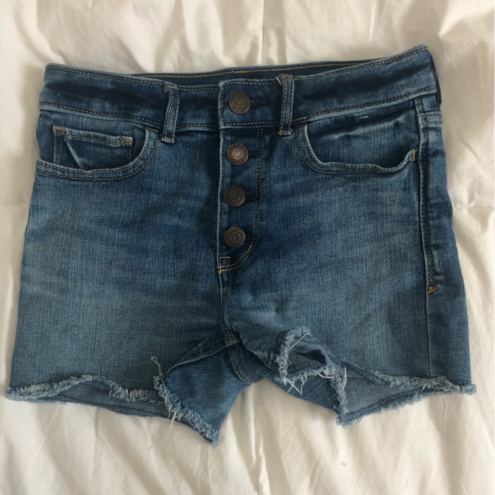 GAP Denim Stretch High Waist Shorts